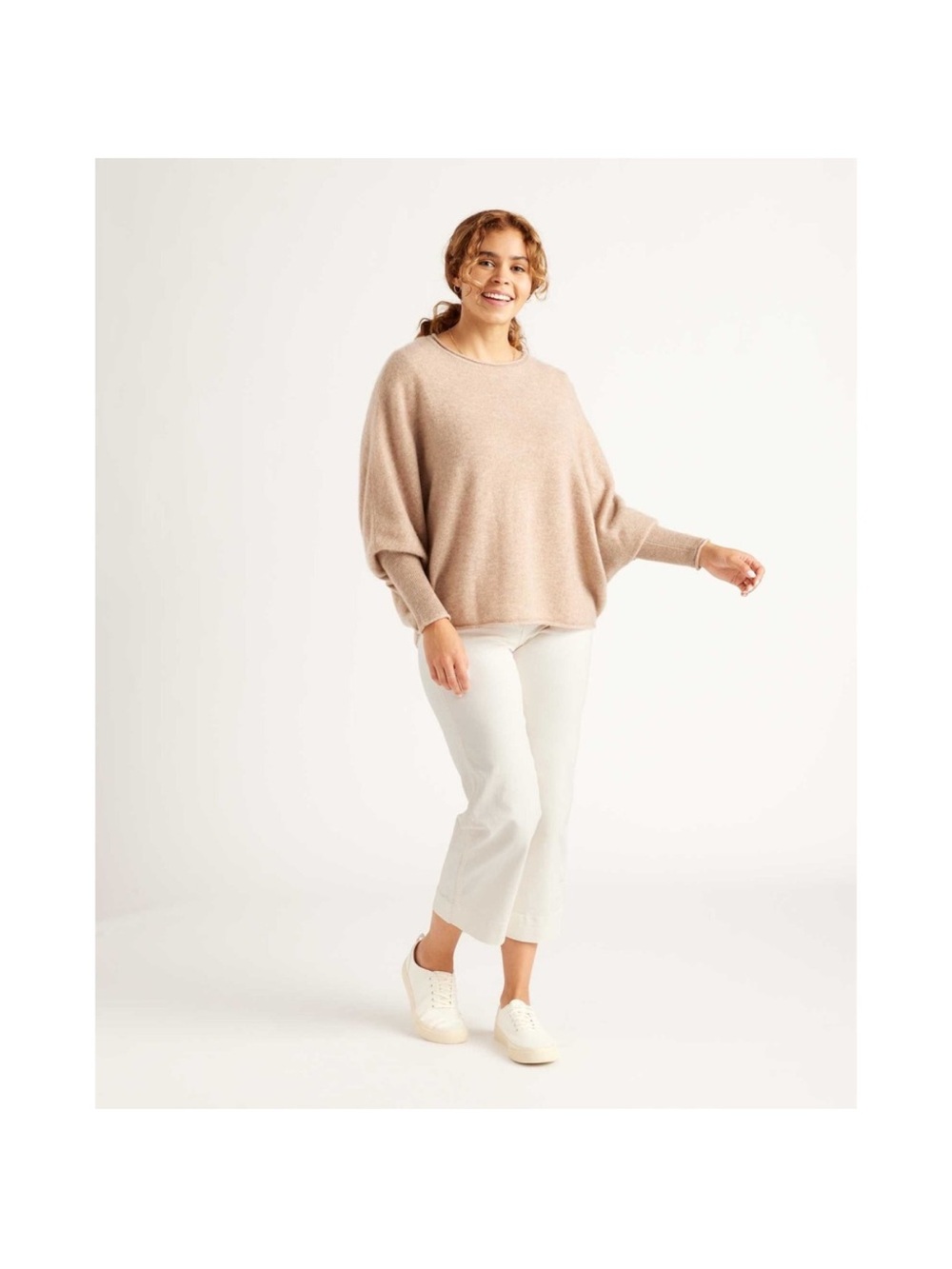 Quince Mongolian Cashmere Batwing Sweater Size S/M
